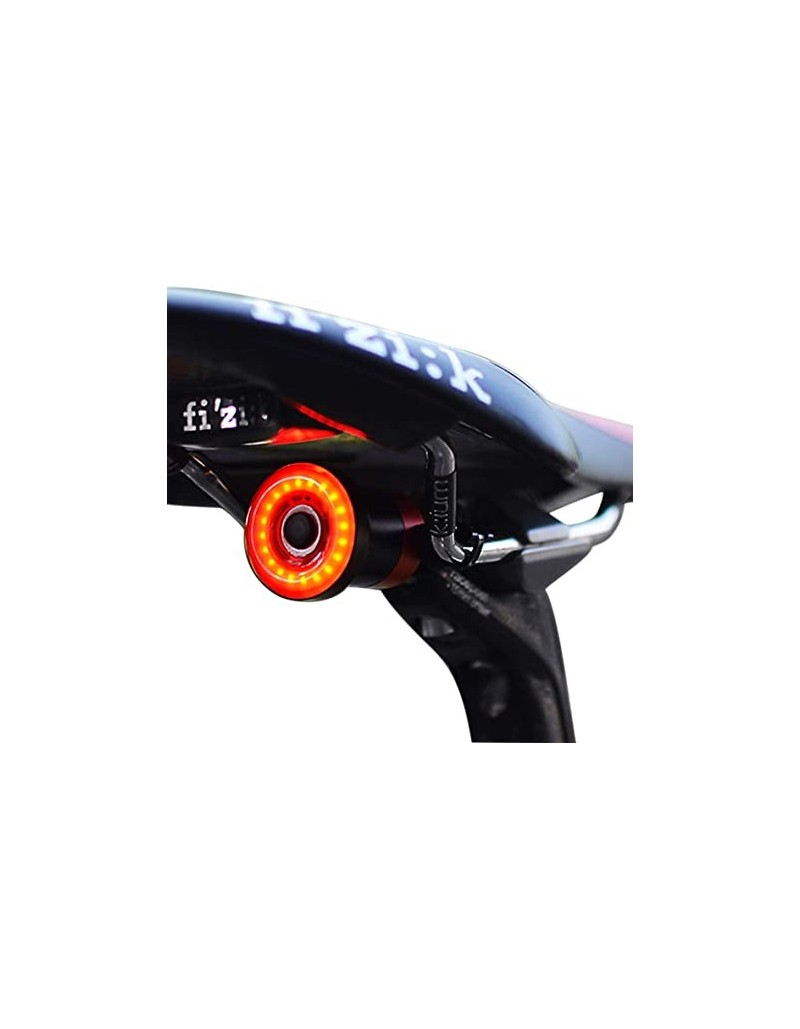 LUCE BICI CREPUSCOLARE A LED POSTERIORE CON SENSORE DI FRENATA