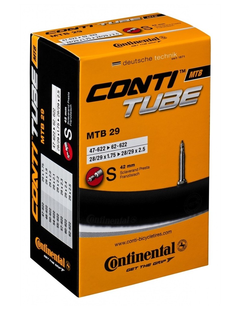 CAMERA D'ARIA CONTINENTAL IN BOX 29X1.90-2.4 VALVOLA PRESTA