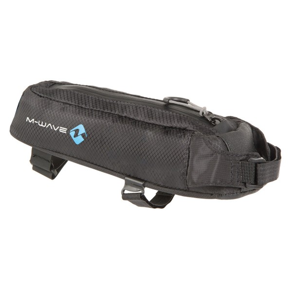 TOP TUBE BIKEPACKING BAG WITH REFLECTIVE LOGOS