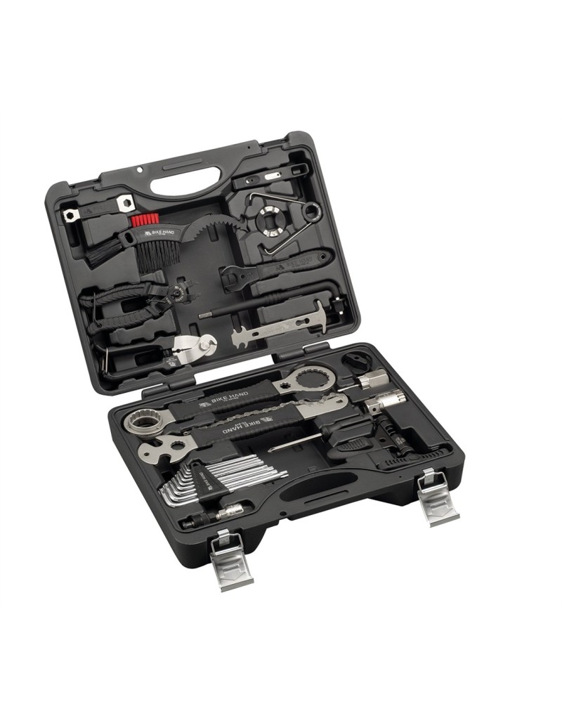 KIT SET CASSETTA ATTREZZI COMPATIBILI SHIMANO PER MANUTENZIONE BICICLETTA