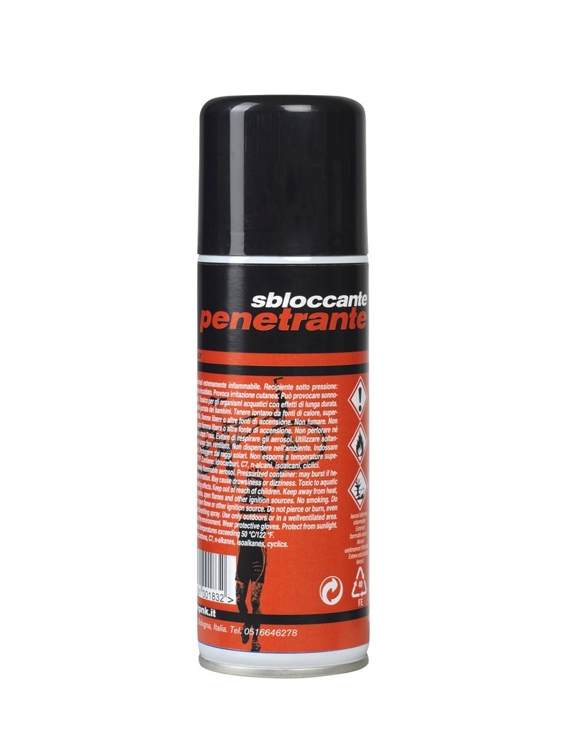 SPRAY SBOCCANTE E PENETRANTE PER BICI. BOMBOLETTA 200ml