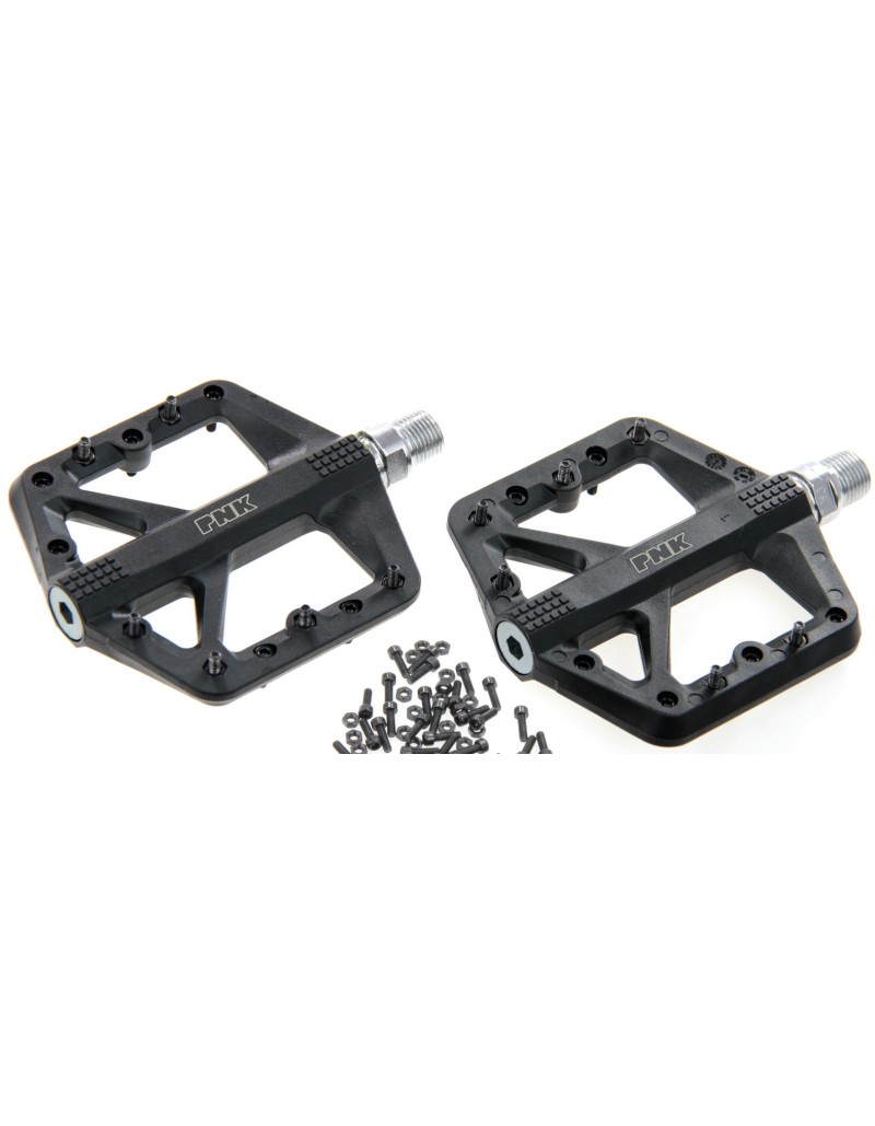 PEDALI PRO FLAT MTB E GRAVEL IN MATERIALE TERMOPLASTICO 295g LA COPPIA 9X9.5X2cm
