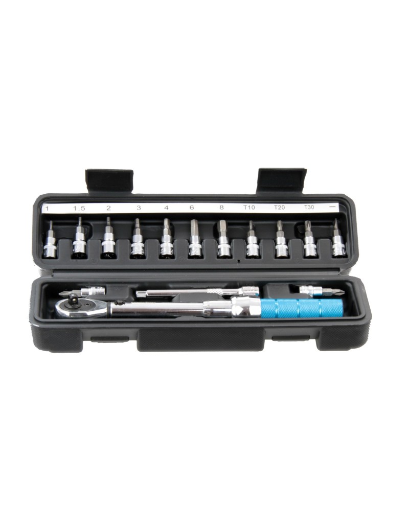 SET CHIAVE DINAMOMETRICA 2-15 N.m 15 PZ.