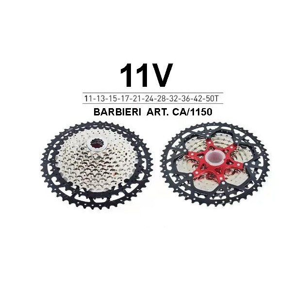 ROUE LIBRE ALUMINUM 11 VITESSES 11-50 DENTS comp. SRAM ET SHIMANO