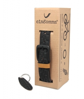CLASSIC CINGOMMA BELT MADE FROM RECYCLED BIKE TIRE