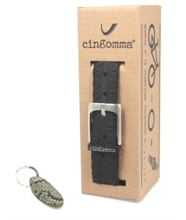 CLASSIC CINGOMMA BELT MADE FROM RECYCLED BIKE TIRE