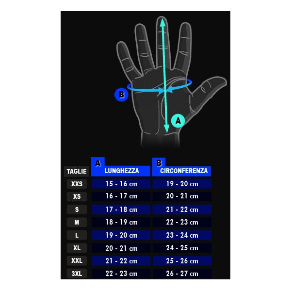 Gants noirs XL avec rembourrage gel