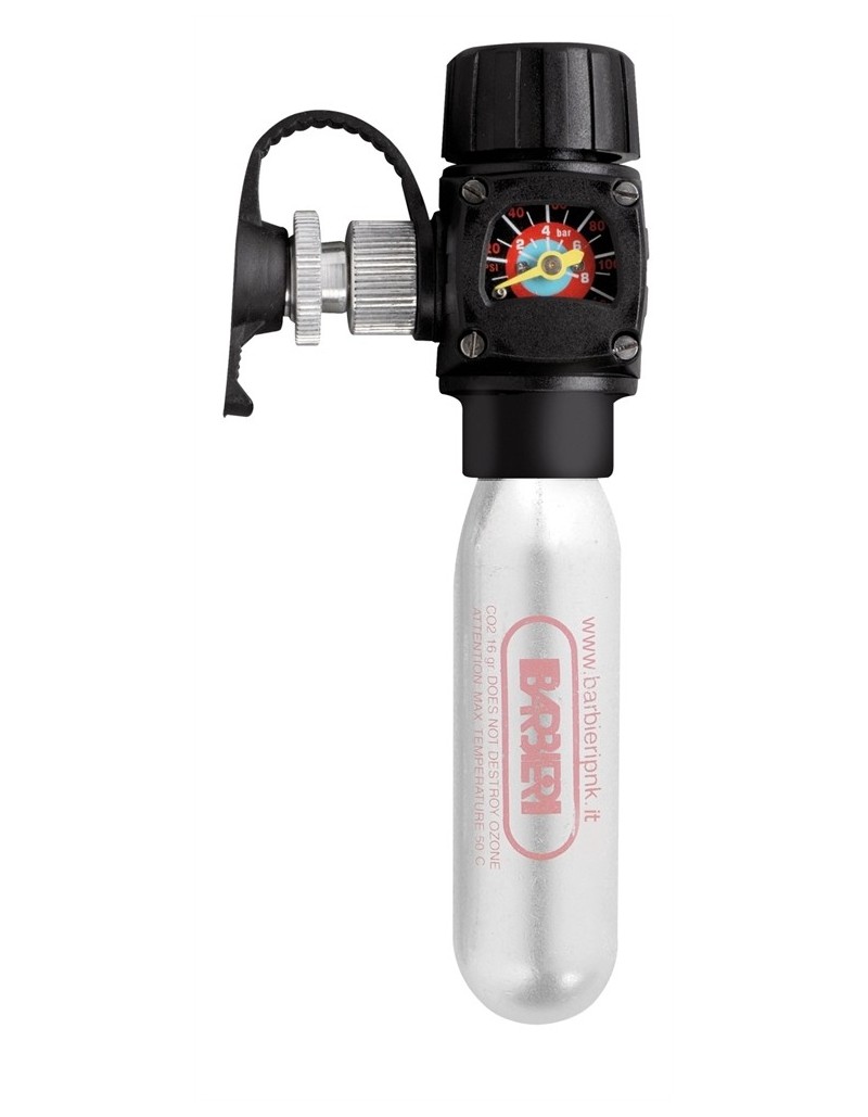 DOSATORE BOMBOLETTE CO2 CON MANOMETRO AIRMAN BARBIERI