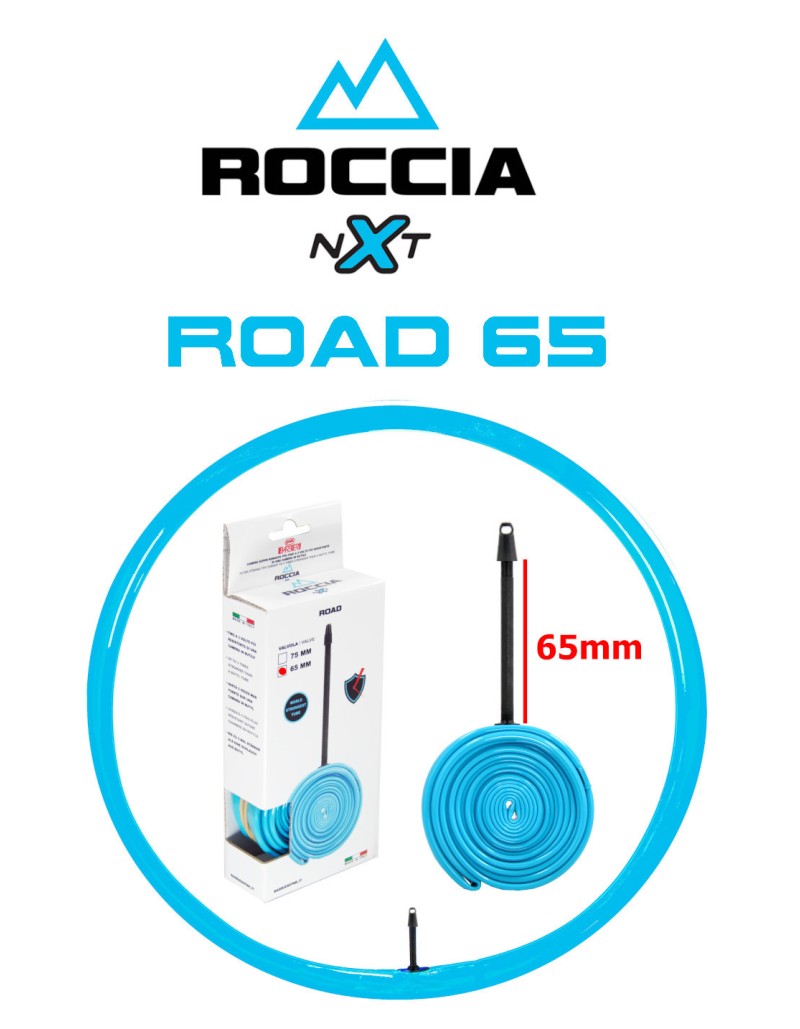 CAMERA D'ARIA CORSA ROCCIA EXTRA RESISTENTE 700X23-33 peso 89 g ca. VALVOLA 65
