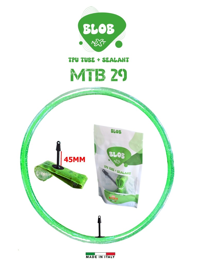 CAMERA TPU BLOB CON SIGILLANTE MTB 29X2.0-2.6 PRESTA 45 MM 159g