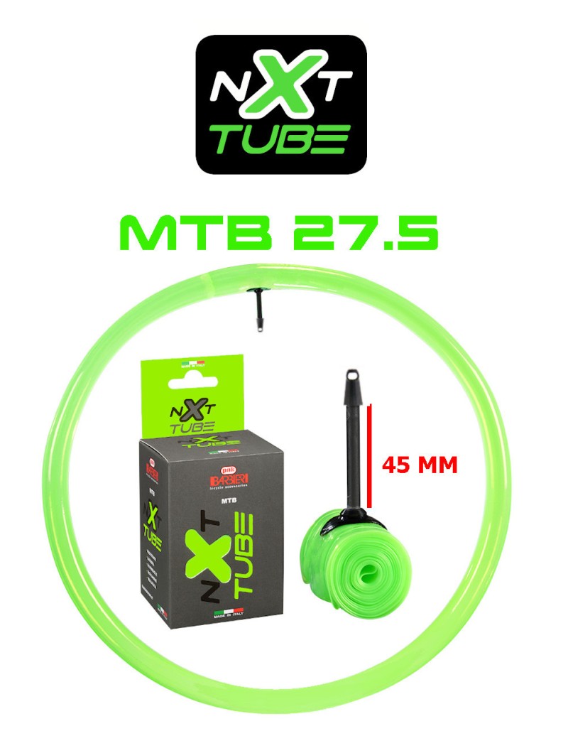 CAMERA NXT SUPER LEGGERA IN TPU MTB 27.5X2.0-2.6 PESO 130G MADE IN ITALY 100%