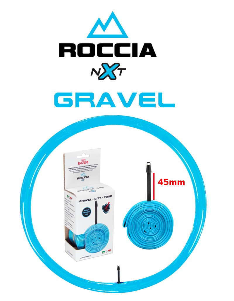 CAMERA EXTRA RESISTENTE ROCCIA GRAVEL 700X35-45 peso129 g ca. MADE IN ITALY 100%