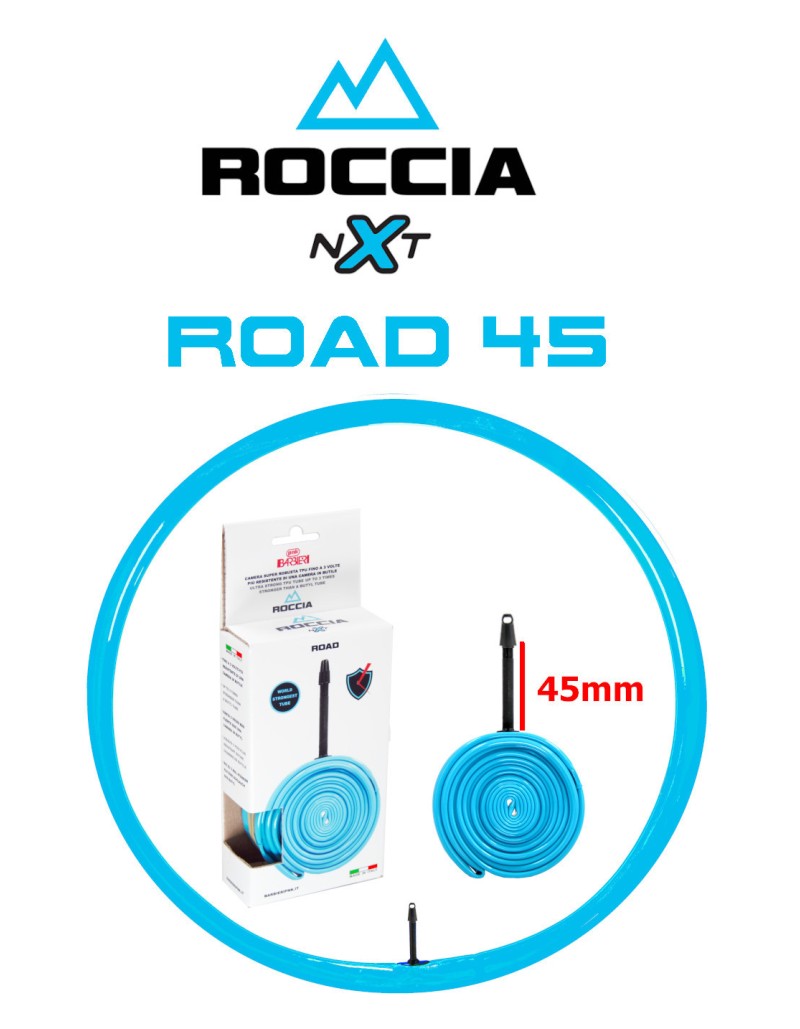 CAMERA D'ARIA CORSA ROCCIA EXTRA RESISTENT 700X23-33 peso 89 g ca. VALVOLA 45 MM