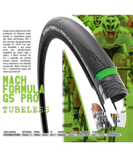 FOLDING TUBELESS RACE TIRE MACH FORMULA PRO G5 700X28   310g