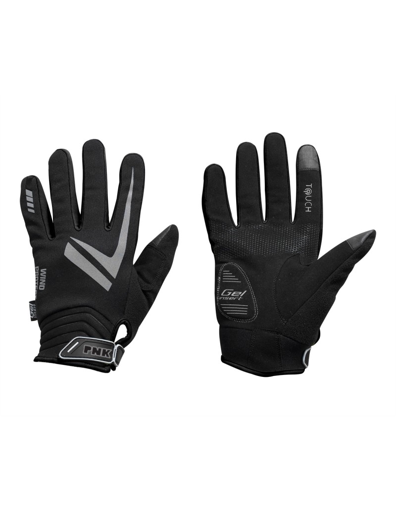 GUANTI INVERNALI CICLISMO COLORE NERO