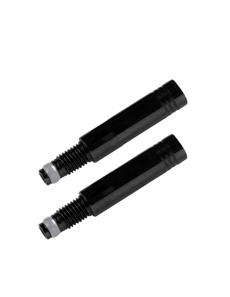 Prolunghe valvola Presta in alluminio nero 20mm