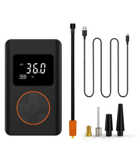 UNIVERSAL POCKET MINI COMPRESSOR FOR ALL VALVES 8 BAR WITH DIGITAL DISPLAY