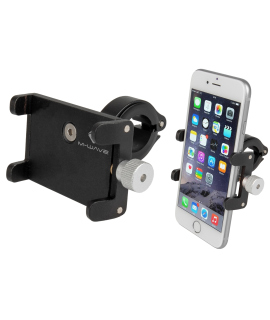 ALUMINUM HANDLEBAR MOBILE PHONE HOLDER DIA 22.2 TO 31.8mm