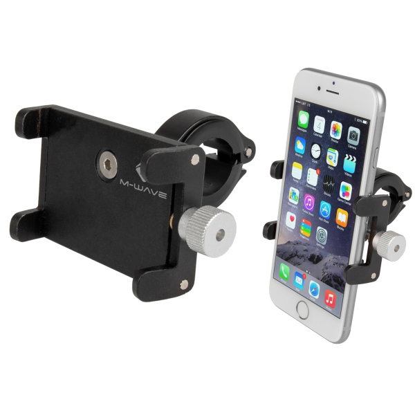 ALUMINUM HANDLEBAR MOBILE PHONE HOLDER DIA 22.2 TO 31.8mm ALUMINUM HANDLEBAR MOBILE PHONE HOLDER DIA 22.2 TO 31.8mm