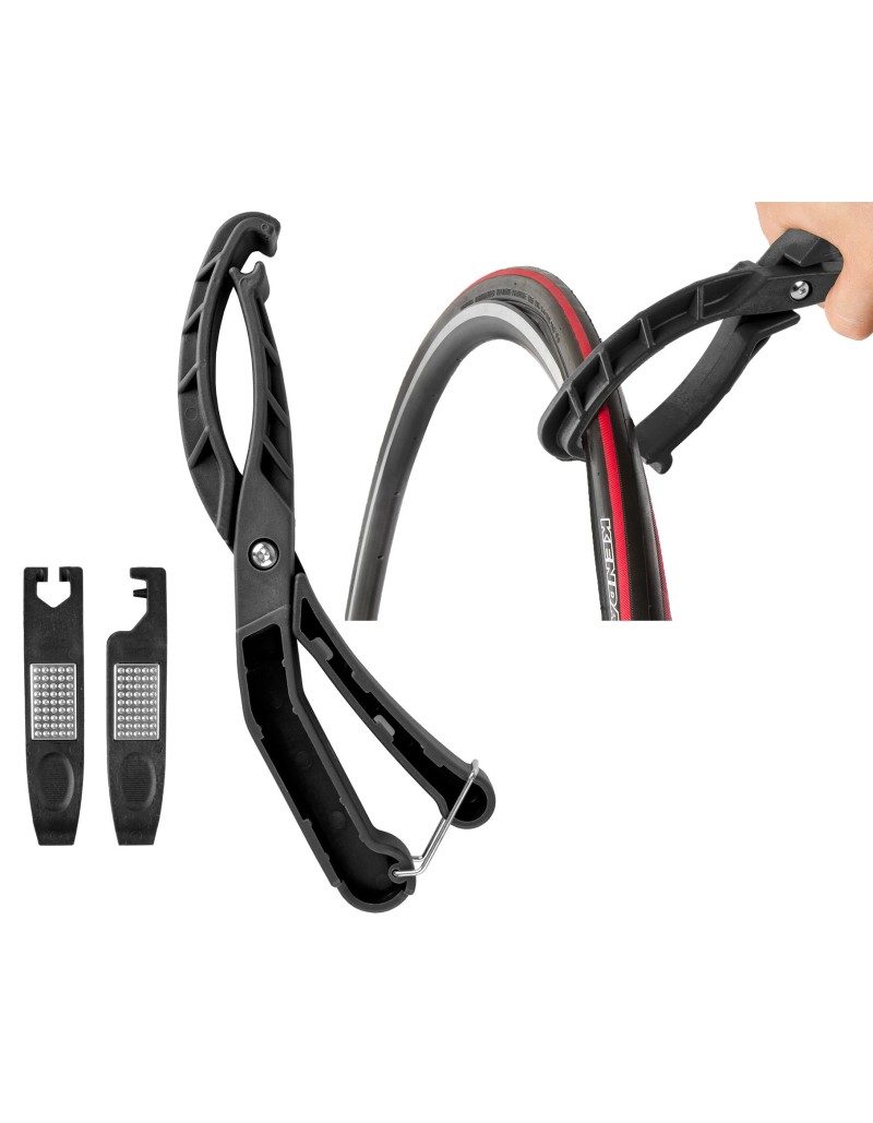 PINZA METTIGOMMA PER COPERTONI BICI PIU' 2 LEVAGOMMA