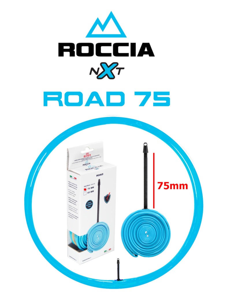 CAMERA D'ARIA CORSA ROCCIA EXTRA RESISTENT 700X23-33 peso 89 g ca. VALVOLA 75 MM
