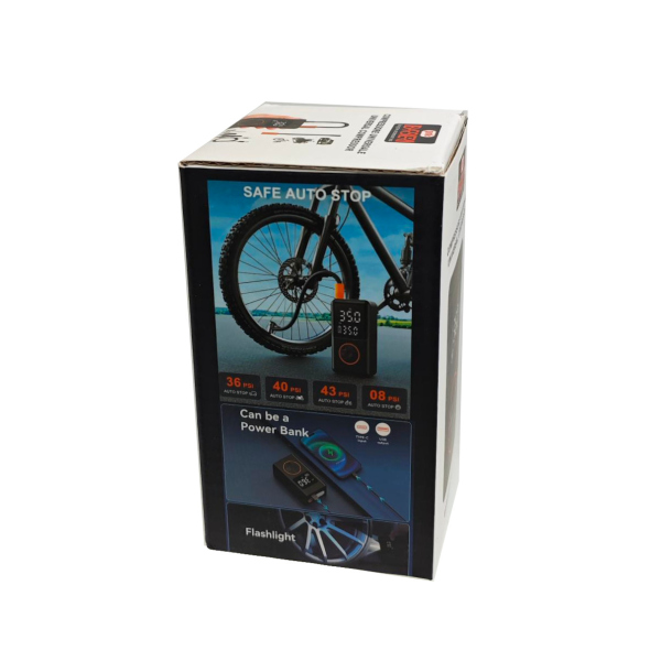 UNIVERSAL MINI COMPRESSOR FOR ALL VALVES 10 BAR WITH DIGITAL DISPLAY