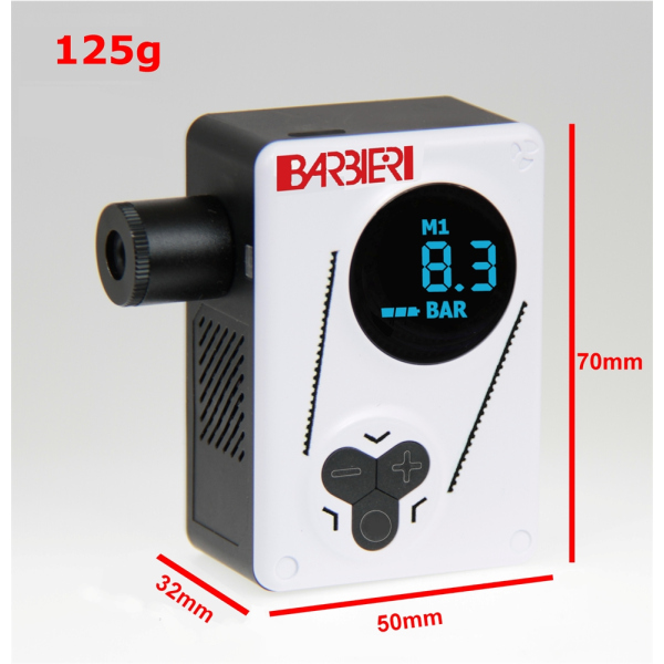 UNIVERSAL-TASCHENKOMPRESSOR FÜR ALLE VENTILE 8.3 BAR DIGITALE ANZEIGE