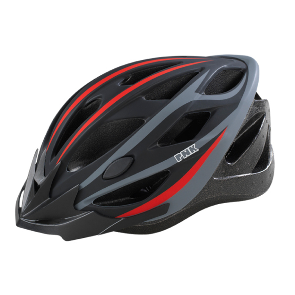 BIKE HELMET ADULT BLACK GRAY WHITE WEIGHT 250g size M/L 58-61