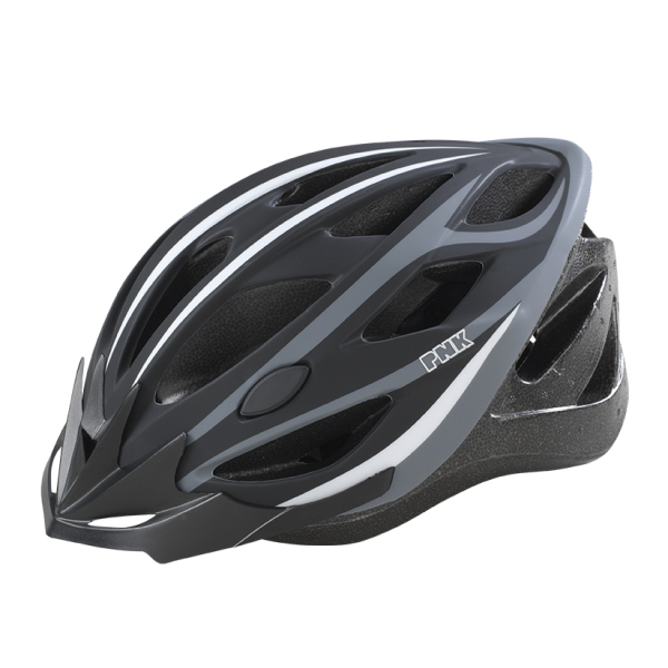 BIKE HELMET ADULT BLACK GRAY WHITE WEIGHT 250g size M/L 58-61