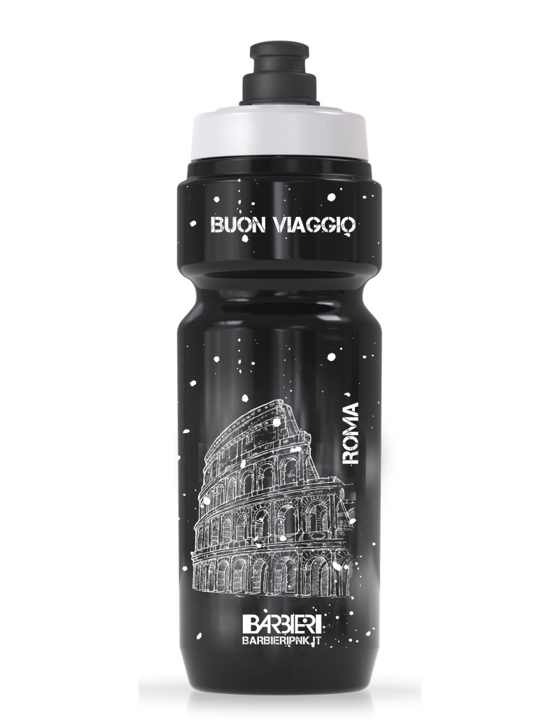 BORRACCIA ROMA NERA IN PE 750ml SQUEEZE