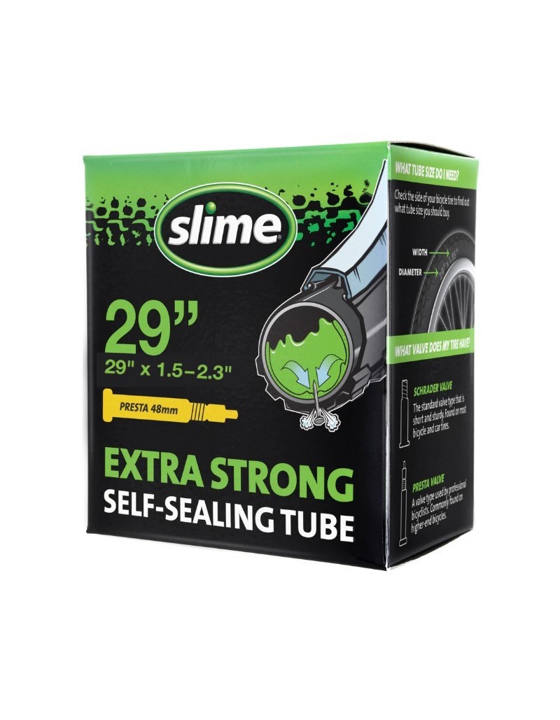 SLIME CAMERA D'ARIA MTB VALVOLA PRESTA 29x1.5 - 2.3
