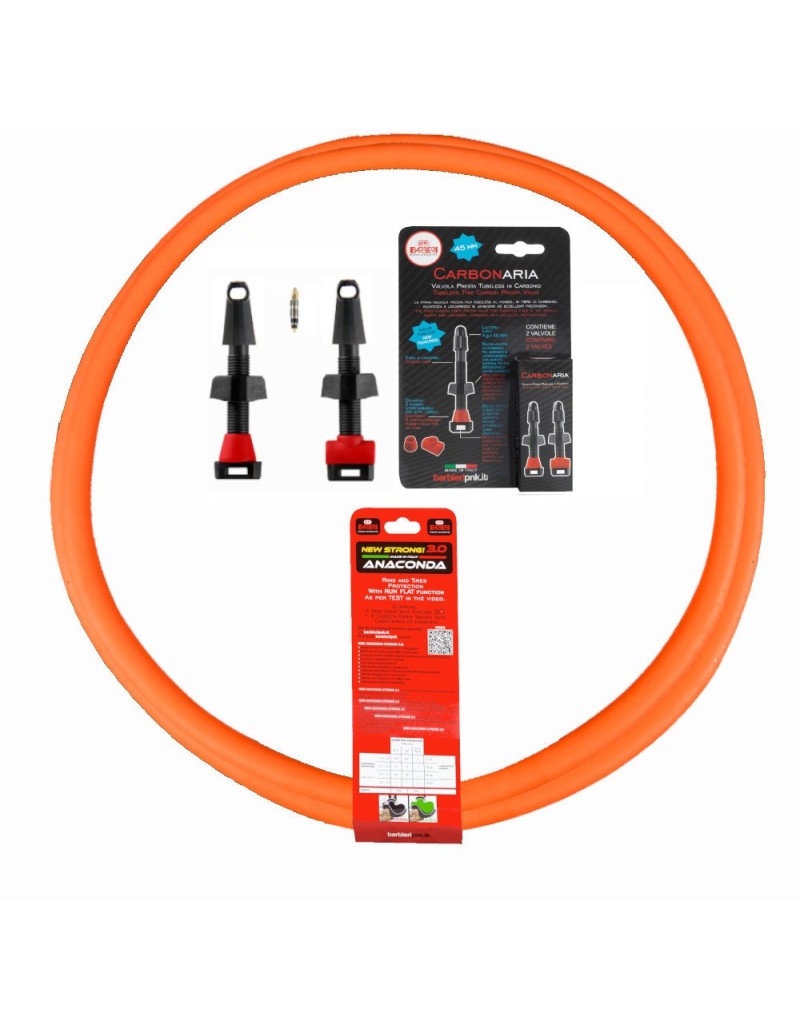 2 pz. MOUSSE ANTIFORATURA ANACONDA 3.0 GRAVEL BARBIERI 700 o 650X35-45 E-BIKE