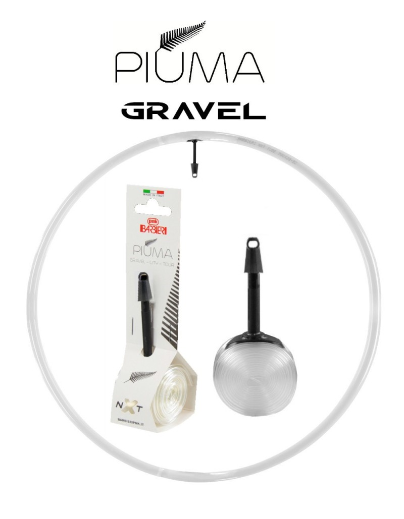 CAMERA PIUMA ULTRALEGGERA IN TPU GRAVEL 700X35-45 PESO 49G MADE IN ITALY 100%