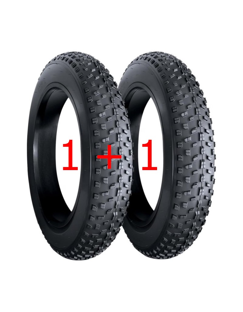2 pz: CopertonI FAT 20x4.0 ideale per E-BIKE OFF ROAD TASSELLATO