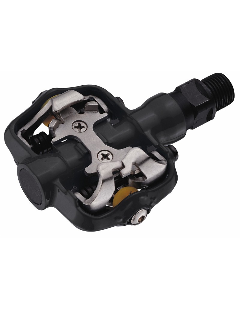 PEDALI MTB COLORE NERO COMPATIBILI SHIMANO SPD 369g LA COPPIA