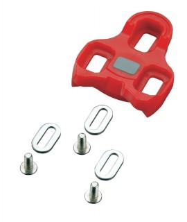 Pair of 9 ° floating cleats compatible with LOOK KEO pedals