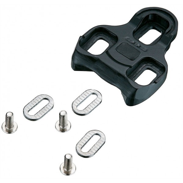 Pair of fixed cleats compatible with LOOK KEO 0° pedals