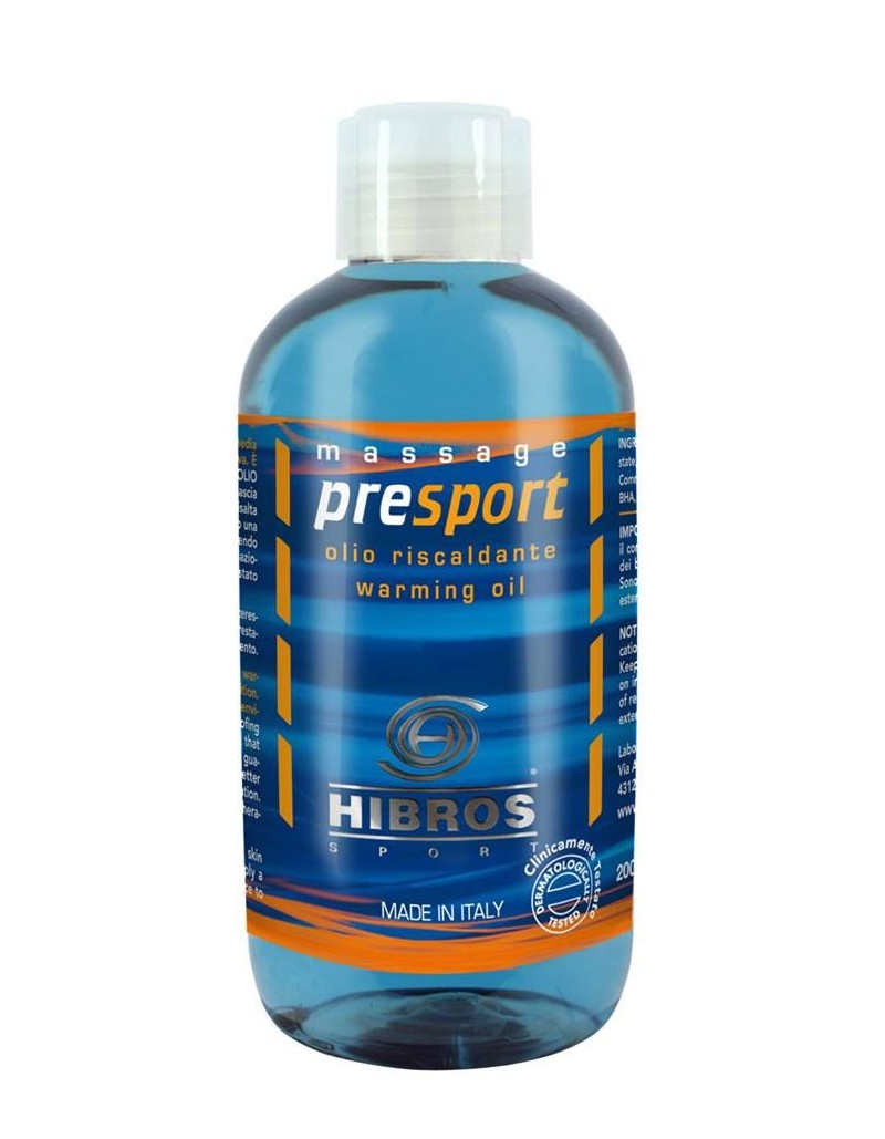 HIBROS OLIO PRE-SPORT A MEDIA AZIONE RISCALDANTE 200ml