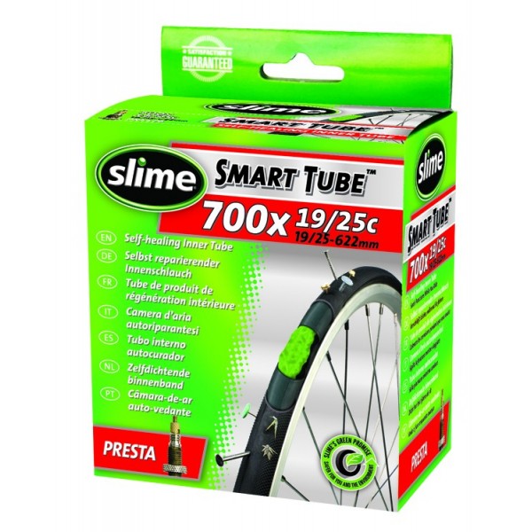 SLIME Camera d'aria Corsa valvola Presta 700x19 - 25C