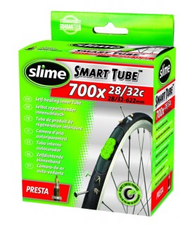 SLIME Camera d'aria CITY & TREKKING Bike valvola Presta 700x19 - 25C