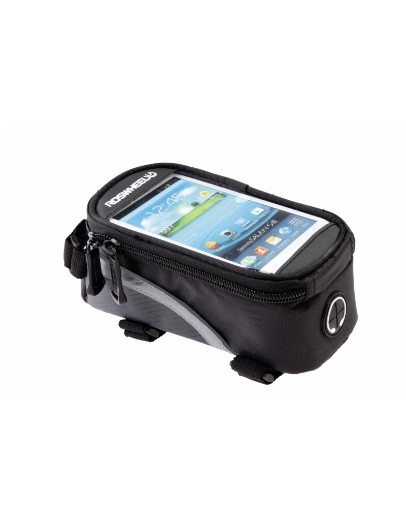 BORSA BICI NERA PER TUBO SUPERIORE MISURA S 18x9x7cm