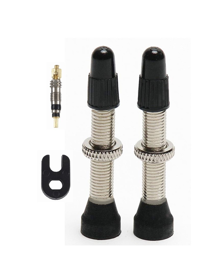 COPPIA DI VALVOLE PRESTA PER TUBELESS 35mm