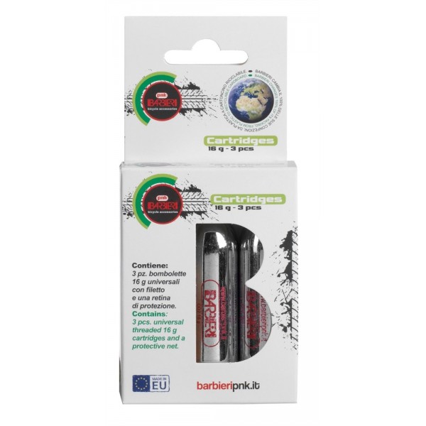 Bombolette CO2 per bici 16g Barbieri