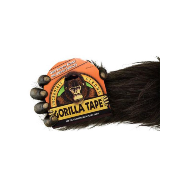 GORILLA TAPE NASTRO TUBELESS Larghezza 25 mm x Lunghezza 9 m