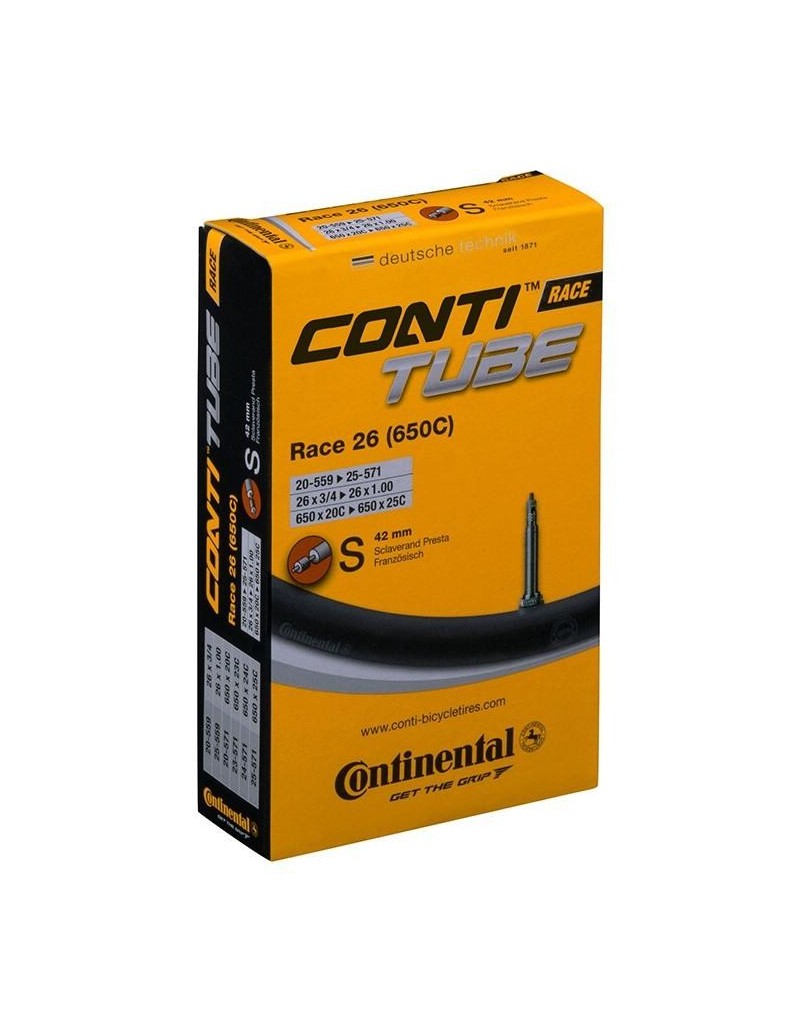 CAMERA D'ARIA CONTINENTAL RACE IN BOX 26X3/4  26x1.00 Presta 60 mm